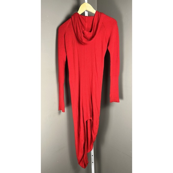 Star Wars XS Musterbrand Sith Apprentice Cardiagn Sweater Women Red Hooded - Picture 2 of 10